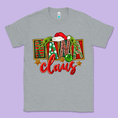 Christmas Nana Claus Mother's Day Classic Tee Designed By Fadigitalartstudio