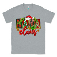 Heather Grey Christmas Nana Claus Mother's Day Classic Tee - FaDigitalArtStudio