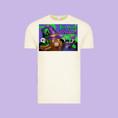 Too Cute To Spook Baby Orangutan Vintage Tee Designed By Lillyallendesigns