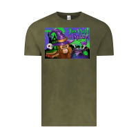 Vintage Olive Too Cute To Spook Baby Orangutan Vintage Tee - LillyAllenDesigns