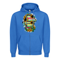 True Royal Coahuila State Of Mexico Map Zipper Hoodie - RanaPortraitStore