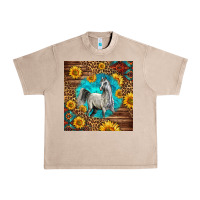 French Oak arabian horse Urban Heavy Tee - LillyAllenDesigns