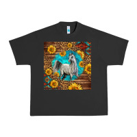 Pigment Black arabian horse Urban Heavy Tee - LillyAllenDesigns