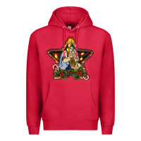 Cardinal christmas baby jesus oh holly night Premium Hoodie - RanaPortraitStore