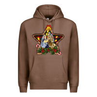 Chestnut christmas baby jesus oh holly night Premium Hoodie - RanaPortraitStore
