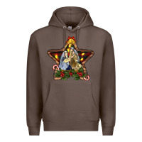 Coffee christmas baby jesus oh holly night Premium Hoodie - RanaPortraitStore