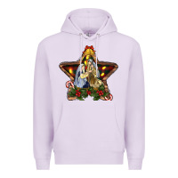 Lilac christmas baby jesus oh holly night Premium Hoodie - RanaPortraitStore