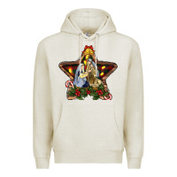 Oatmeal Heather christmas baby jesus oh holly night Premium Hoodie - RanaPortraitStore