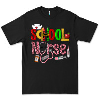 Black School Nurse Premium Tee - LillyAllenDesigns
