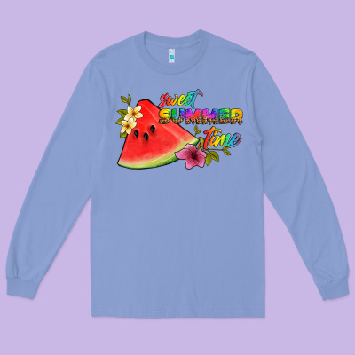 Sweet Summer Time Long Sleeve Tee Designed By Artiststas