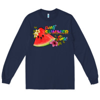 Navy sweet summer time Long Sleeve Tee - Artiststas