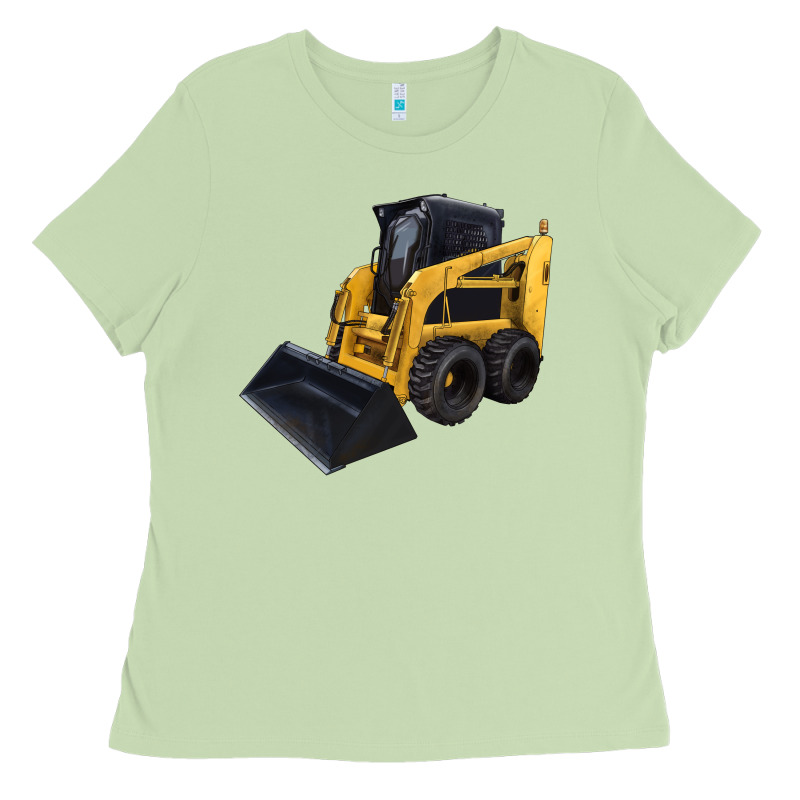 Skid Steer Loader Ladies Tee by LillyAllenDesigns | Teevron
