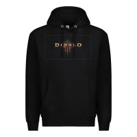 Black #diablo Premium Hoodie - DesigneFamous
