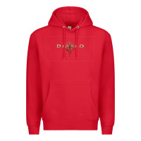 Red #diablo Premium Hoodie - DesigneFamous