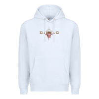 White #diablo Premium Hoodie - DesigneFamous
