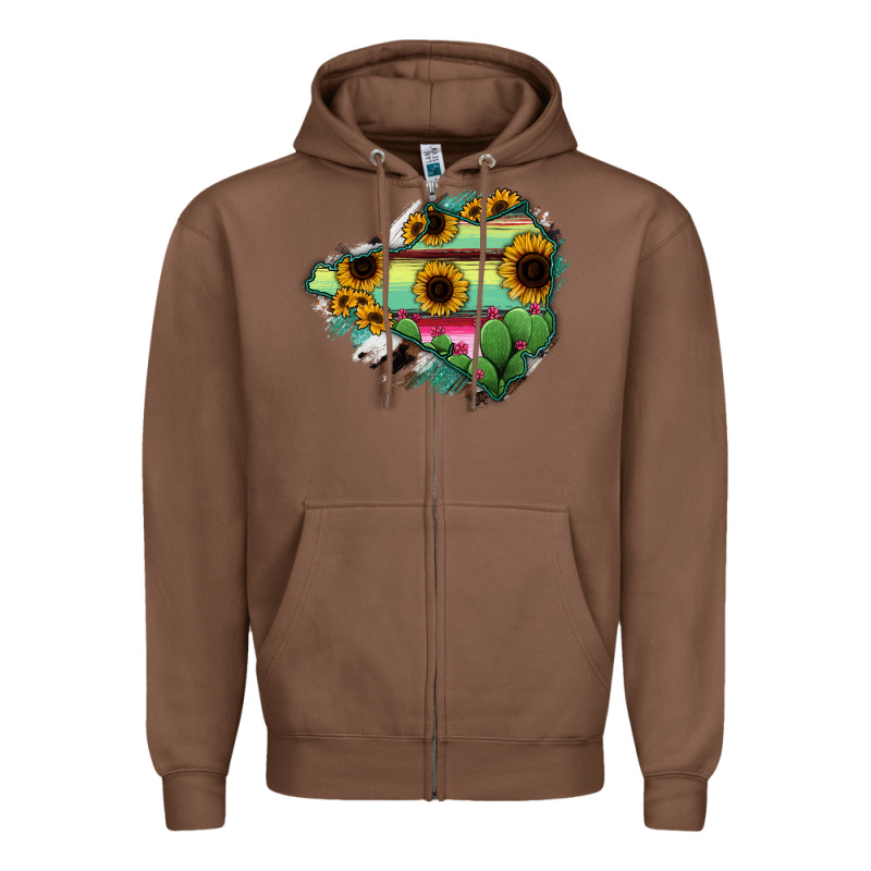 Colima State Of Mexico Map Zipper Hoodie by RanaPortraitStore | Teevron