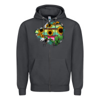 Smoke Colima State Of Mexico Map Zipper Hoodie - RanaPortraitStore