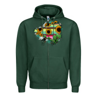 Sports Green Colima State Of Mexico Map Zipper Hoodie - RanaPortraitStore