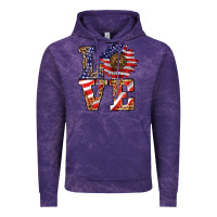 Cloud Purple patriotic sunflower love Vintage Hoodie - BarkalooDesign