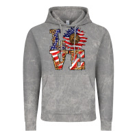 Cloud Rock patriotic sunflower love Vintage Hoodie - BarkalooDesign