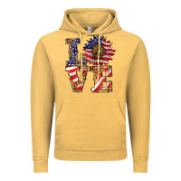 Vintage Mustard patriotic sunflower love Vintage Hoodie - BarkalooDesign