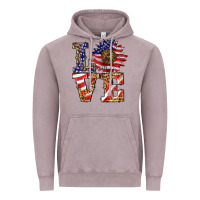 Vintage Zinc patriotic sunflower love Vintage Hoodie - BarkalooDesign