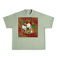 Oil Green cute baby calf christmas Urban Heavy Tee - LillyAllenDesigns