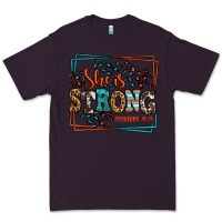 Plum She is strong proverbs 31:25 Premium Tee - LillyAllenDesigns