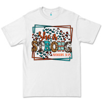 White She is strong proverbs 31:25 Premium Tee - LillyAllenDesigns