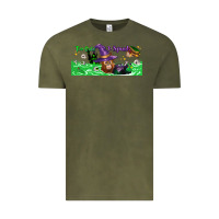 Vintage Olive Too Cute To Spook Baby Orangutan Vintage Tee - LillyAllenDesigns