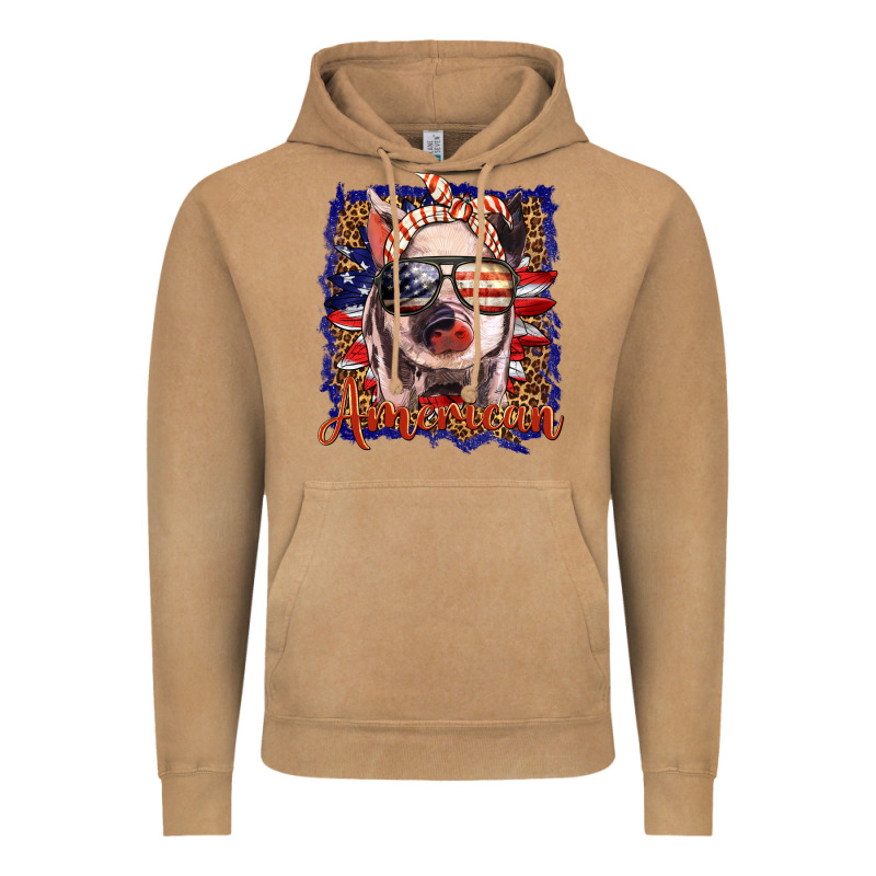 Amerıcan Pig Vintage Hoodie by BarkalooDesign | Teevron