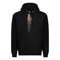 Black mai sakurajima Premium Hoodie - DesigneFamous
