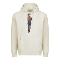 Oatmeal Heather mai sakurajima Premium Hoodie - DesigneFamous