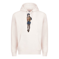 Pale Pink mai sakurajima Premium Hoodie - DesigneFamous