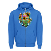 True Royal Durango State Of Mexico Map Zipper Hoodie - RanaPortraitStore