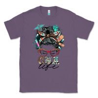 Lavender nurse cna life messy bun Classic Tee - BarkalooDesign