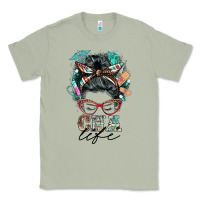 Matcha nurse cna life messy bun Classic Tee - BarkalooDesign