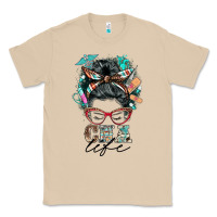 Mushroom nurse cna life messy bun Classic Tee - BarkalooDesign