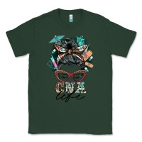 Sports Green nurse cna life messy bun Classic Tee - BarkalooDesign