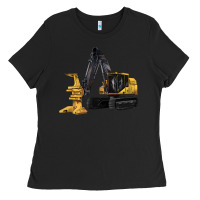 Black Feller Buncher Ladies Tee - LillyAllenDesigns