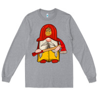 Heather Grey firefighter gnomes Long Sleeve Tee - Artiststas
