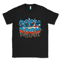 Black Boom boom Mama Classic Tee - FaDigitalArtStudio