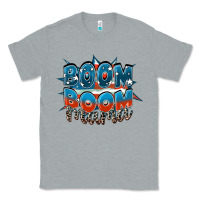 Heather Grey Boom boom Mama Classic Tee - FaDigitalArtStudio