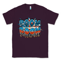 Plum Boom boom Mama Classic Tee - FaDigitalArtStudio