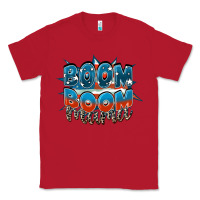Red Boom boom Mama Classic Tee - FaDigitalArtStudio