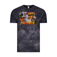 Cloud Black happy halloween koala Vintage Tee - LillyAllenDesigns