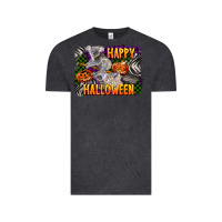 Vintage Black happy halloween koala Vintage Tee - LillyAllenDesigns