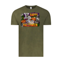 Vintage Olive happy halloween koala Vintage Tee - LillyAllenDesigns