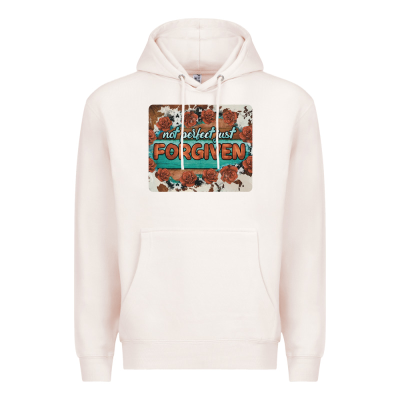 Not Perfect Just Forgiven Premium Hoodie by BarkalooDesign | Teevron
