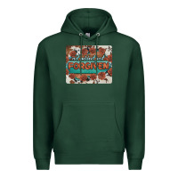Sports Green not perfect just forgiven Premium Hoodie - BarkalooDesign